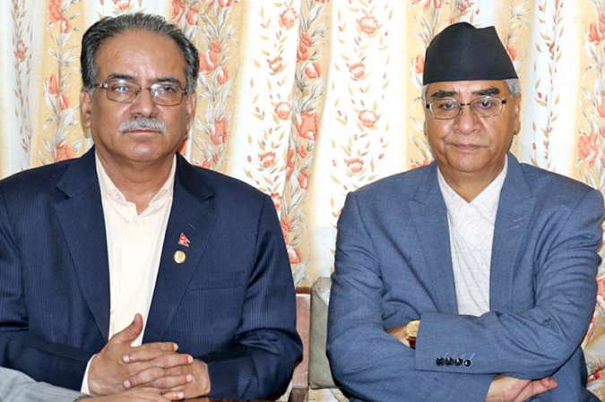 Meeting held between Prime Minister Sher Bahadur Deuba and Prachanda seeking consensus on MCC