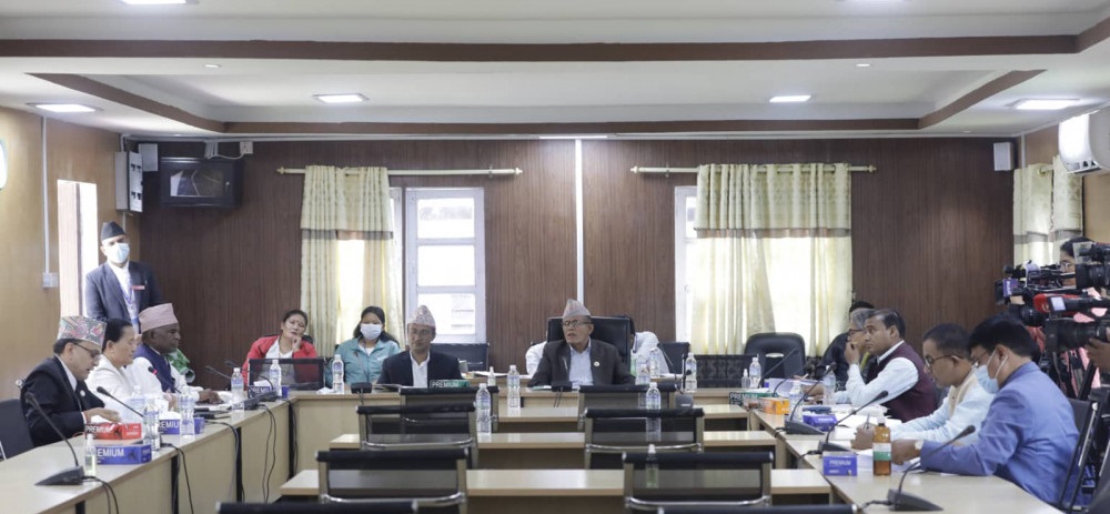 The impeachment recommendation committee prepared the draft