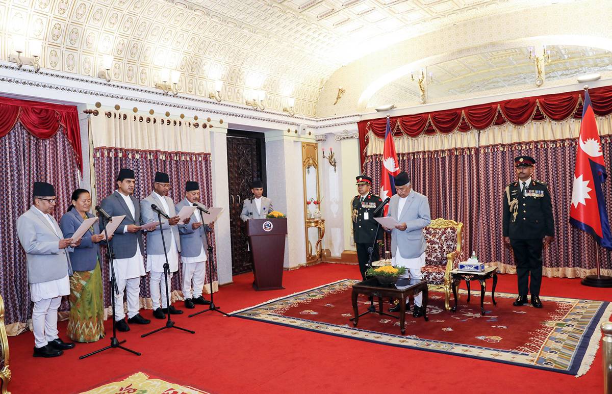 Five ambassadors take oath of office and secrecy