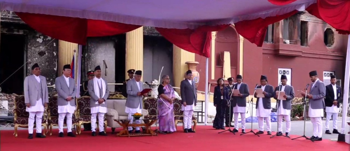 Four newly appointed ministers take oath of office and secrecy